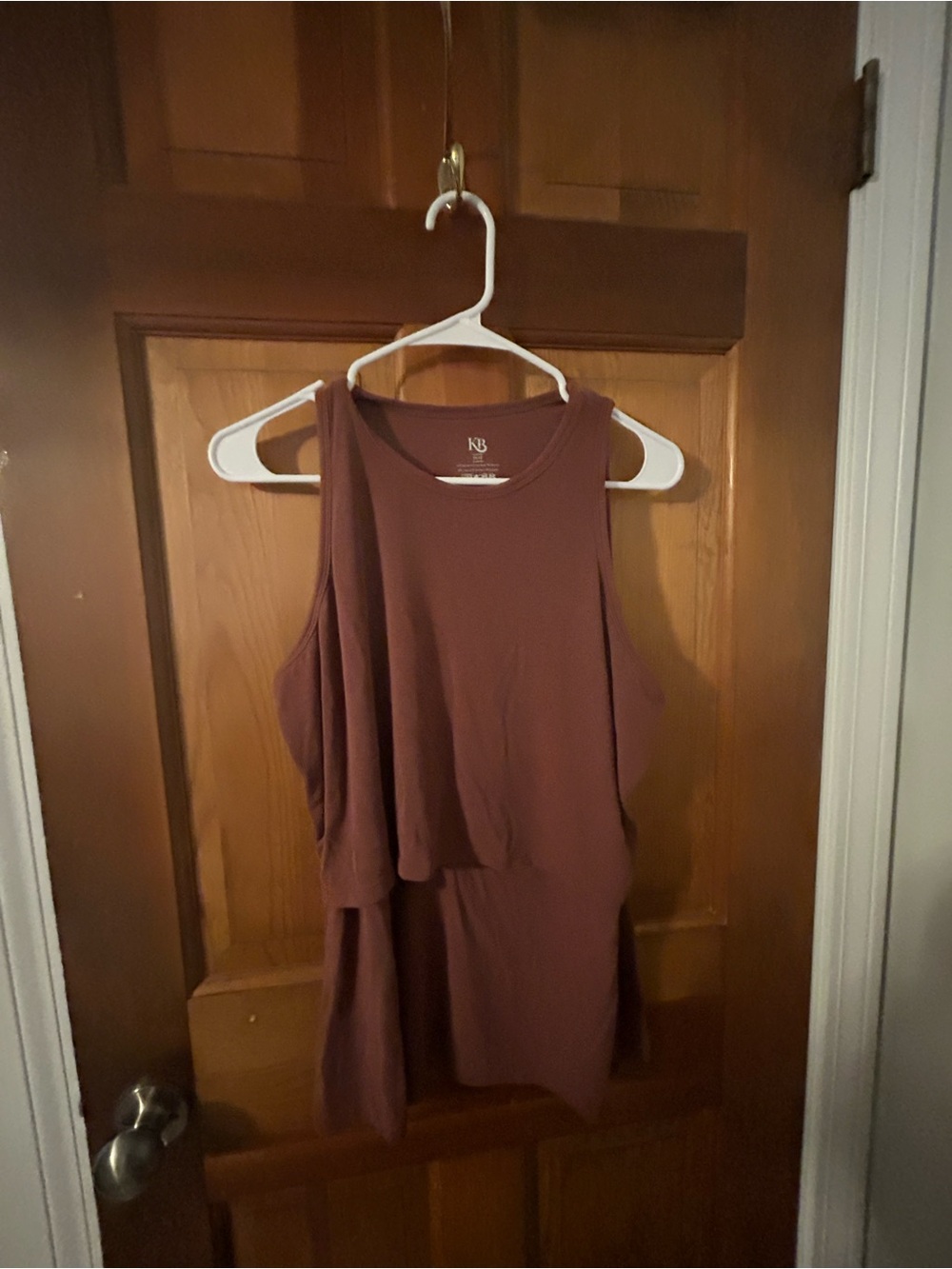 Kindred Bravely Mauve Ribbed Bamboo  Nursing Tank
